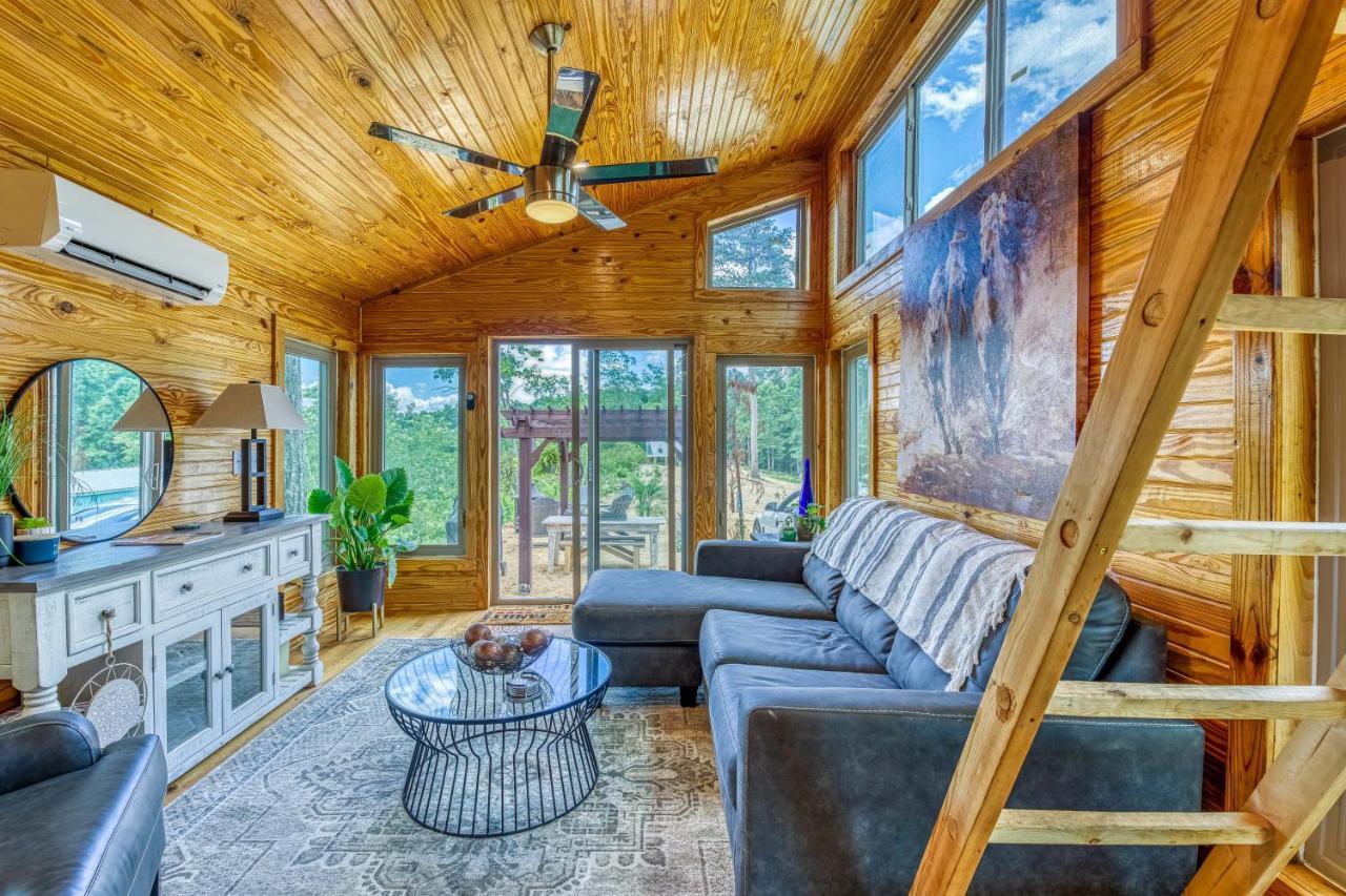 The Gemini-A Dreamy, Waterfront Tiny Cabin Rogersville Bagian luar foto