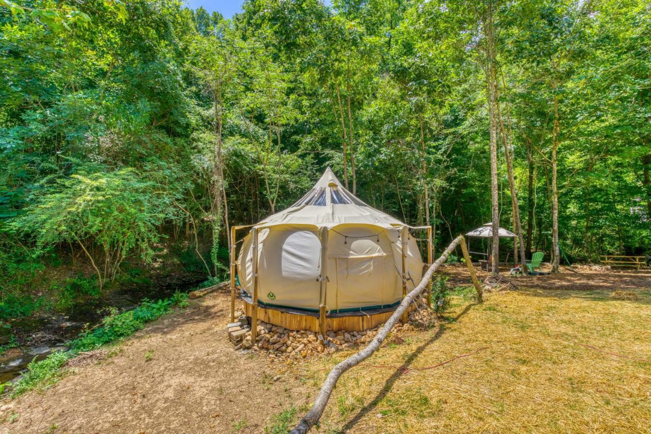 The Gemini-A Dreamy, Waterfront Tiny Cabin Rogersville Bagian luar foto